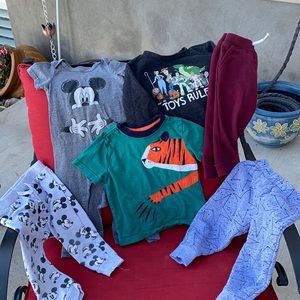 18mo bundle. Mix of tops, pants and onesie.